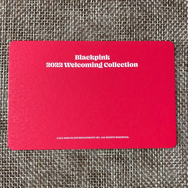 BLACKPINK ROSE LISA #3 [2022 Welcoming Collection] Official Photocard / Gift