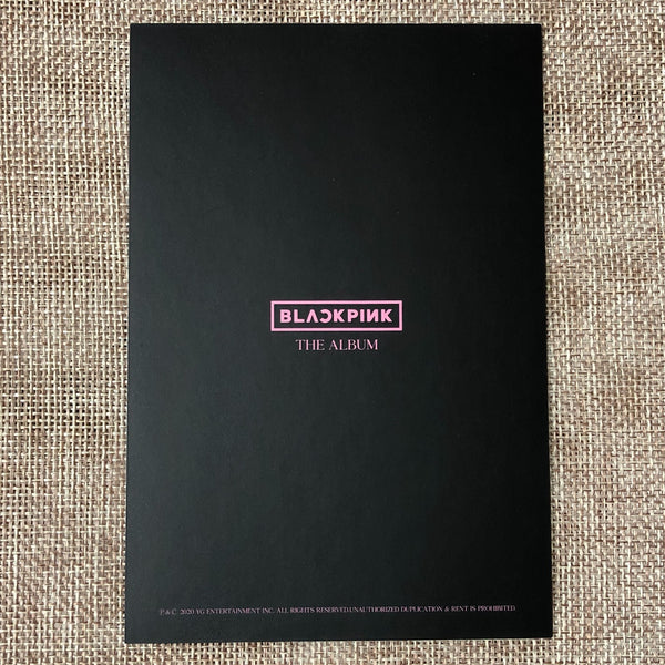 BLACKPINK JISOO #3 [ THE ALBUM ] Official Postcard, 1st Full Album / New / Gift