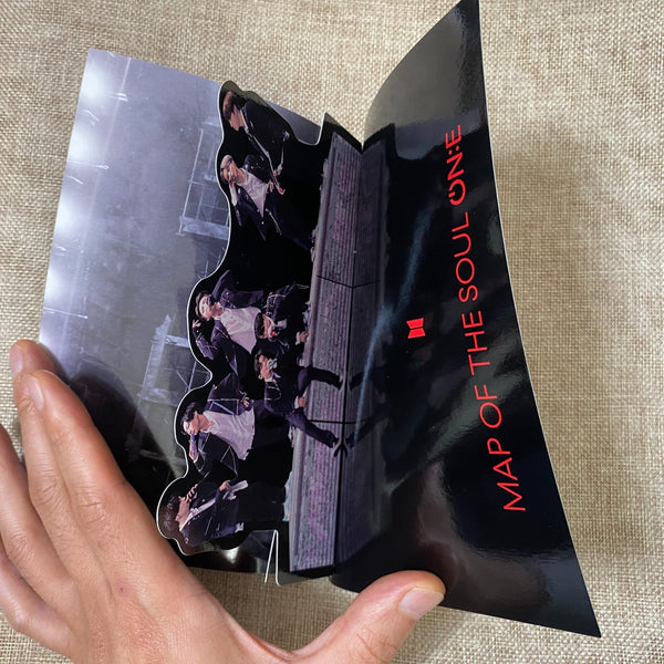 BTS [ Map of the Soul ON:E Blu-Ray ] Paper Photo Stand / New, Rare / Gift