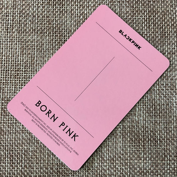 BLACKPINK ROSE [ Born Pink Pink Ver. ] Official Photocard / New / Gift