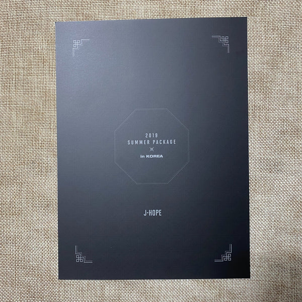 BTS J-HOPE [ 2019 Summer Package ] Mini Poster Photocard / New, Rare / Gift