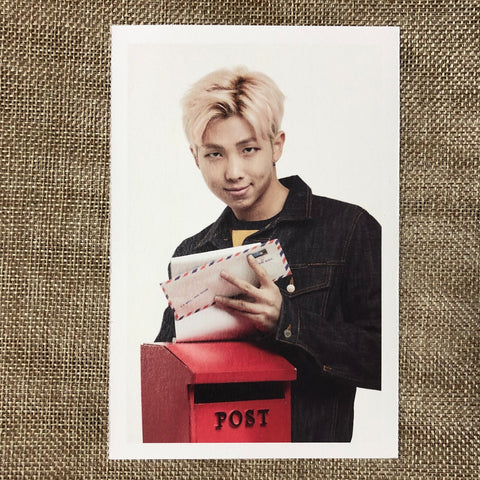 BTS RM RAP MONSTER [ ARMY 2nd Muster ZIP CODE 22920 Official Postcard ] Rare /+G