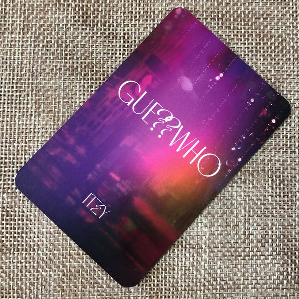 ITZY LIA [ GUESS WHO Soundwave POB ] Official Photocard / New / Gift