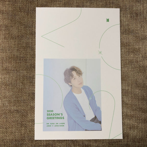 BTS J-HOPE [ 2020 Season's Greetings ] Official Limited Mini Poster / New / Gift