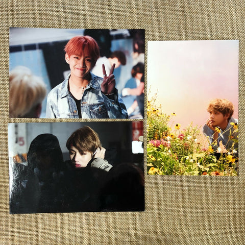 BTS V #22 [ Oh, always Exhibition ] Official Live Photo Set of 3 / New / Gift