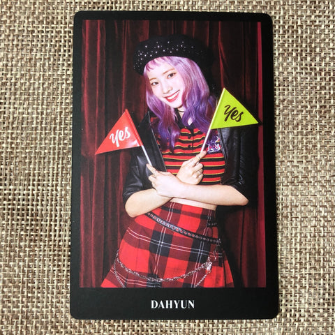 TWICE DAHYUN [ YES or YES Pre-Order ] Official Photocard, A Ver / New / Gift
