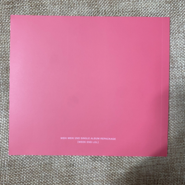 WEKI MEKI All Member SIGNED Promo Album Autographed Full Set [ WEEK END ] +Gift