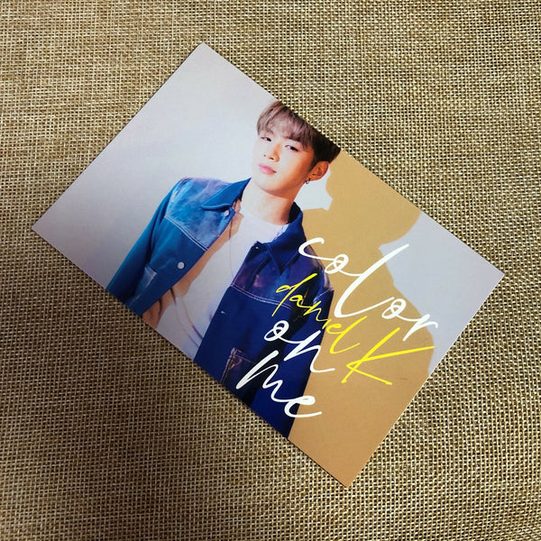 WANNA ONE KANG DANIEL #1 [Color On Me] Official Postcard, 1st Single / Gift