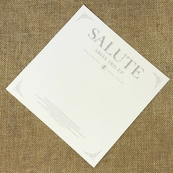 AB6IX GROUP [ SALUTE ] Official Postcard, 3rd Album / New, Rare / Gift