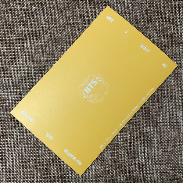 BTS UNIT #1 [GLOBAL OFFICIAL FANCLUB 2nd ARMY MEMBERSHIP KIT] Postcard / Gift