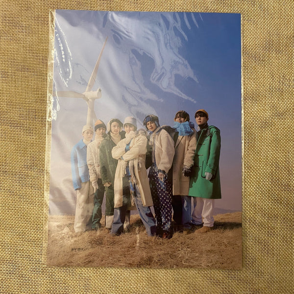 BTS GROUP [2021 Winter Package] Official Mini Poster Set (2ea) / New, Rare /+G
