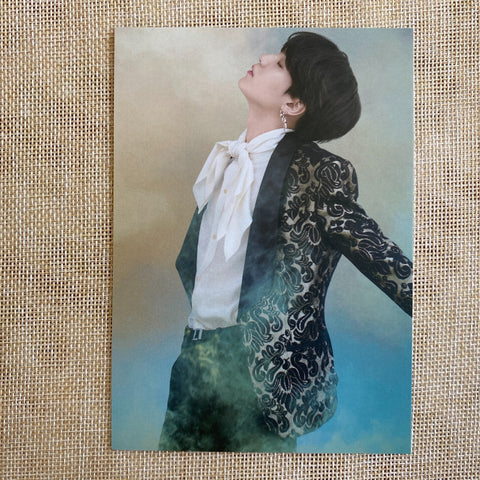 BTS SUGA [VT Cosmetics Sign Message] Official Postcard Photocard / New, Rare /+G
