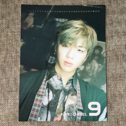 WANNA ONE KANG DANIEL [Nothing Without You] Official Calendar Card / New / Gift