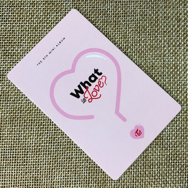 TWICE MINA [ What is Love ] Official Photocard, 5th Mini / New / Gift