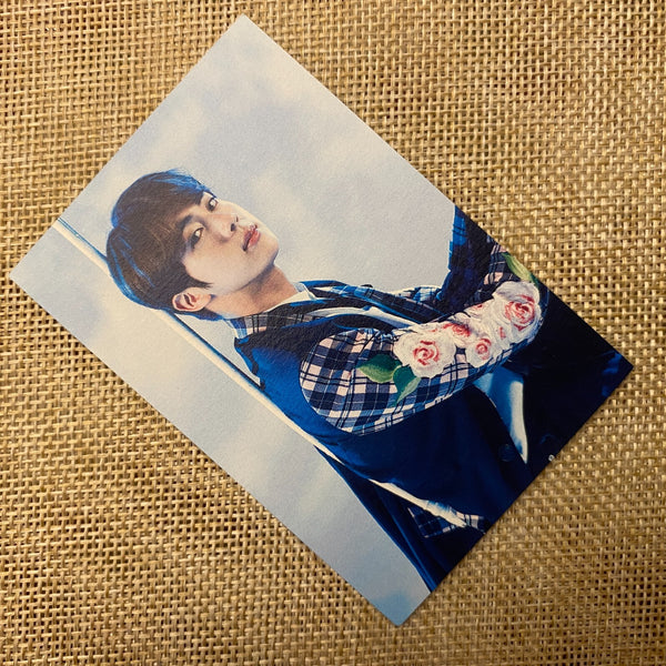BTS JIN 8/8 [Wings Tour Final Concert] Official Mini Photocard / New, Rare /+G
