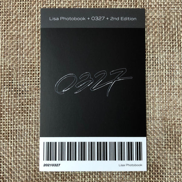 BLACKPINK LISA #2 [0327 Photobook 2nd Limited YGSelect] Official Photocard /+G