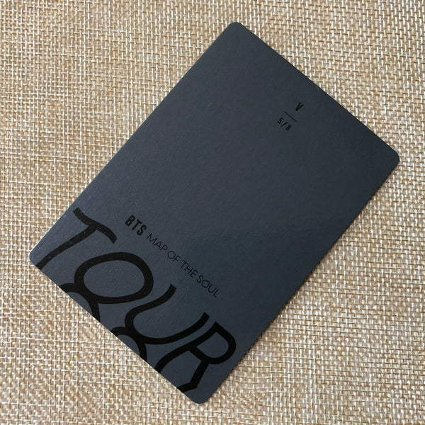 BTS V 5/8 [ Map Of The Soul Tour ] Official Mini Photocard / New, Rare / Gift