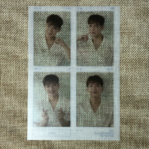 2PM JUN.K [HOTTEST 8th] Official Fanclub 4cut Film Photocard / New, Rare / Gift