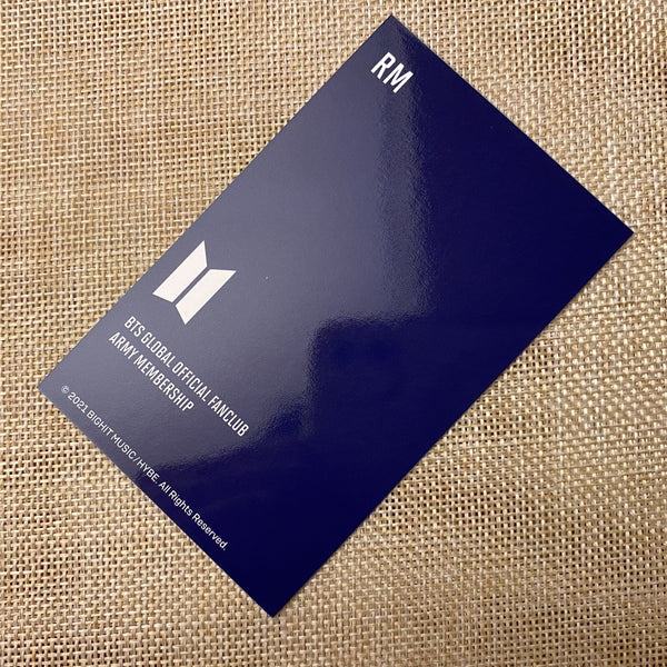 BTS RM [ Fanclub ARMY 8th Membership Kit ] Official Photocard / New / Gift