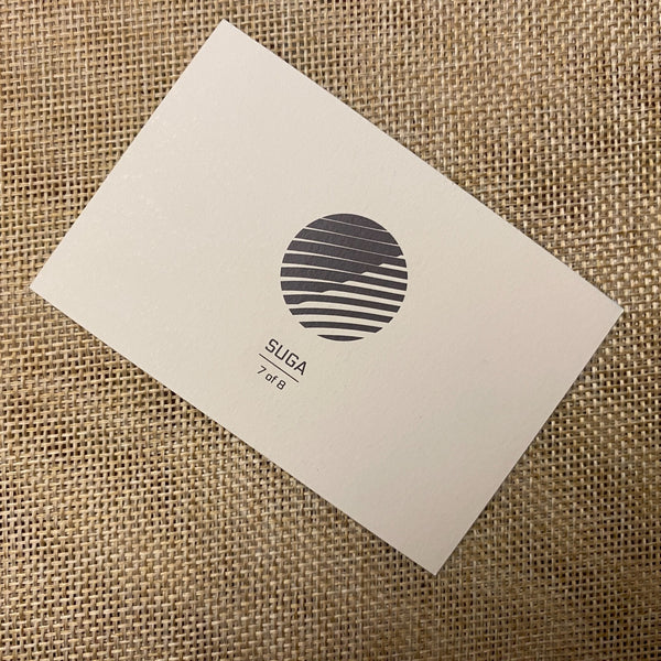 BTS SUGA 7/8 [Wings Tour Final Concert] Official Mini Photocard / New, Rare /+G