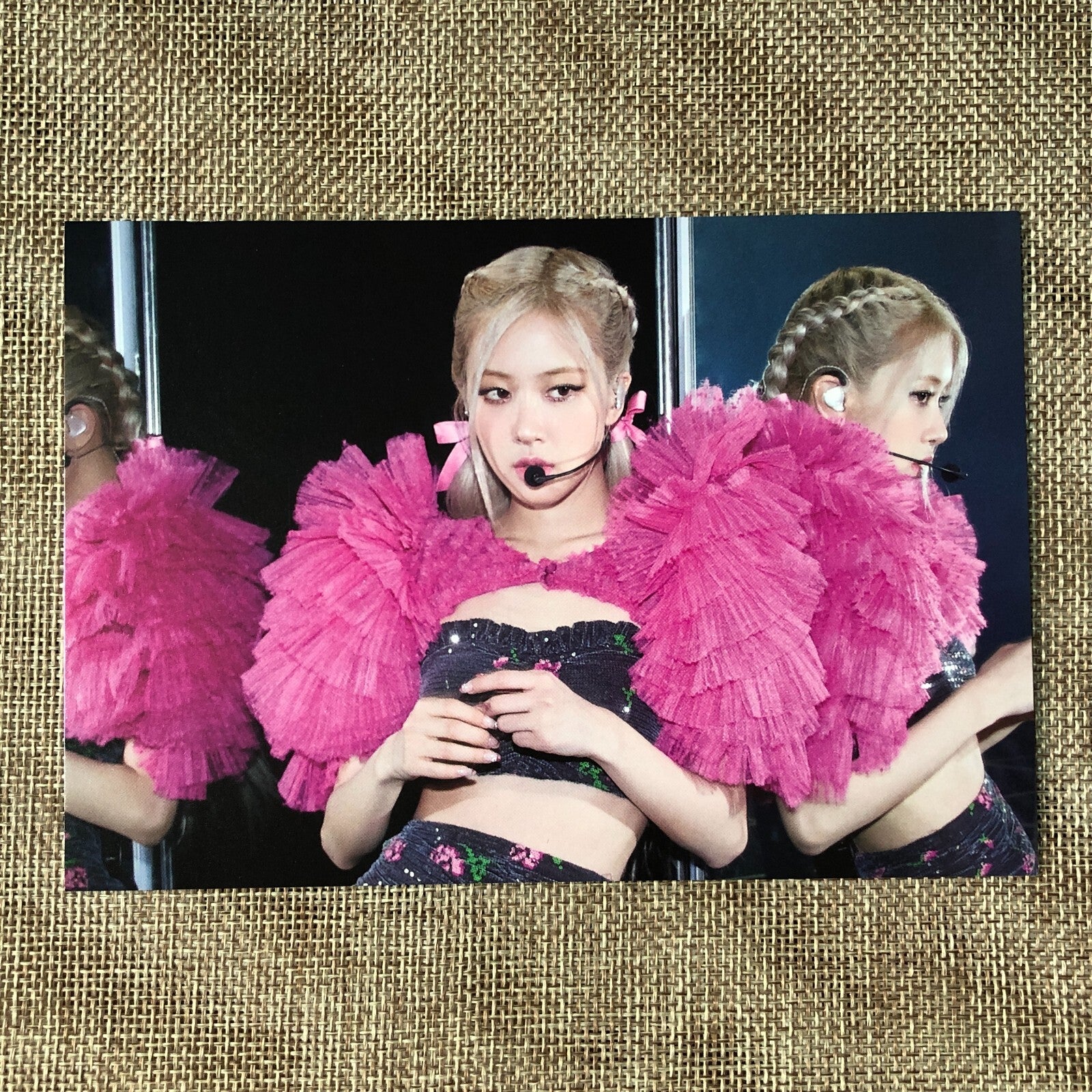 BLACKPINK ROSE [ THE SHOW DVD ] Official Postcard Photo / New / Gift