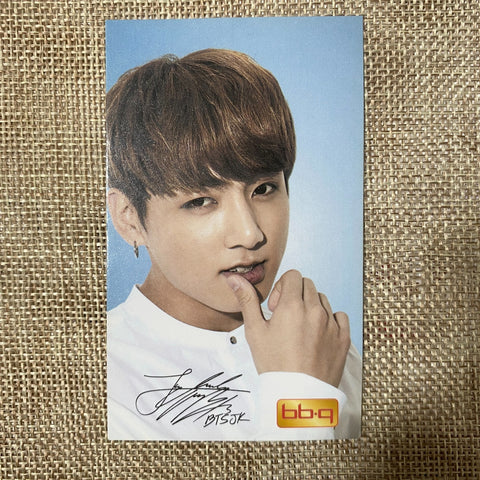BTS JUNGKOOK #4 [ BBQ ] Official Photocard / Good, Rare / Gift