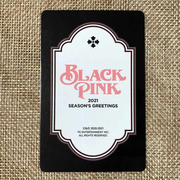 BLACKPINK JENNIE #3 [ 2021 Season's greetings ] Official Photocard / New / Gift