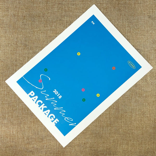 BTS RM [ Summer Package 2018 in Saipan ] Official Mini Poster / New / Gift