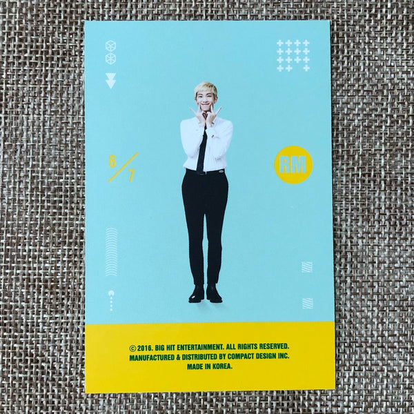 BTS RM 6/7 [ 3rd Muster ARMY.ZIP ] Official Player Card Photocard / New / Gift