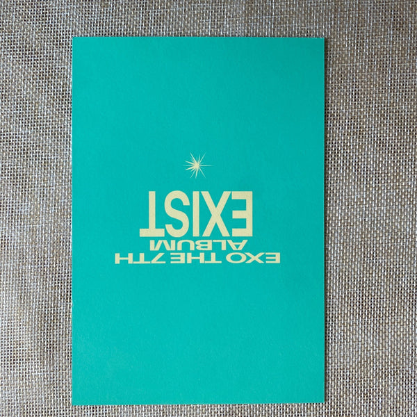 EXO CHEN #4 [ EXIST ] Official Postcard, 7th Album / New, Rare / Gift