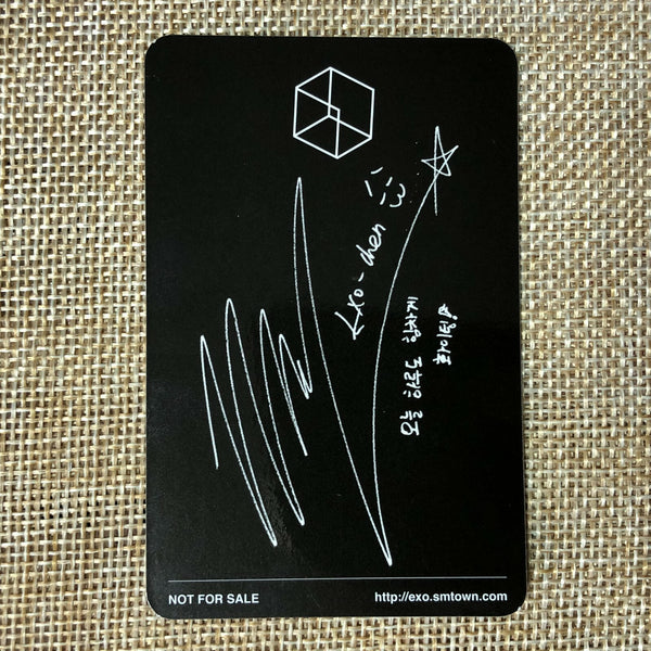 EXO CHEN [ EXODUS ] Official Photocard, 2nd Album Chinese Ver / New / Gift