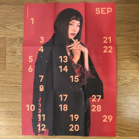 RED VELVET SEULGI #2 [2018 Season's Greetings] Official Folded Poster / Gift