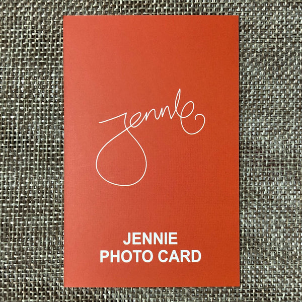 BLACKPINK JENNIE #4 [VITA 500] Official Limited Photocard, YG GOODS / New / Gift