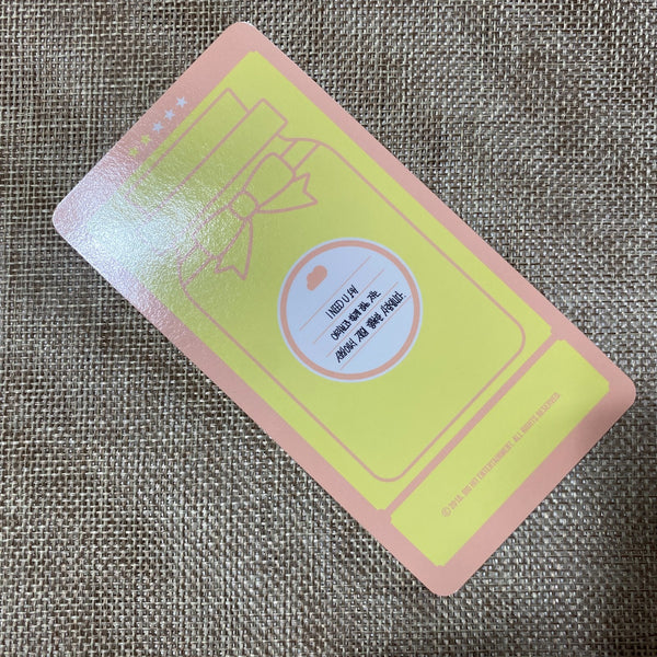 BTS JIMIN 2/5 [4th Muster Happy Ever After] Official Cloud Photocard / Gift