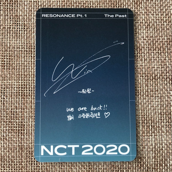 NCT 2020 WINWIN [ Resonance Pt.1 ] Official Photocard, Past Ver / New / Gift