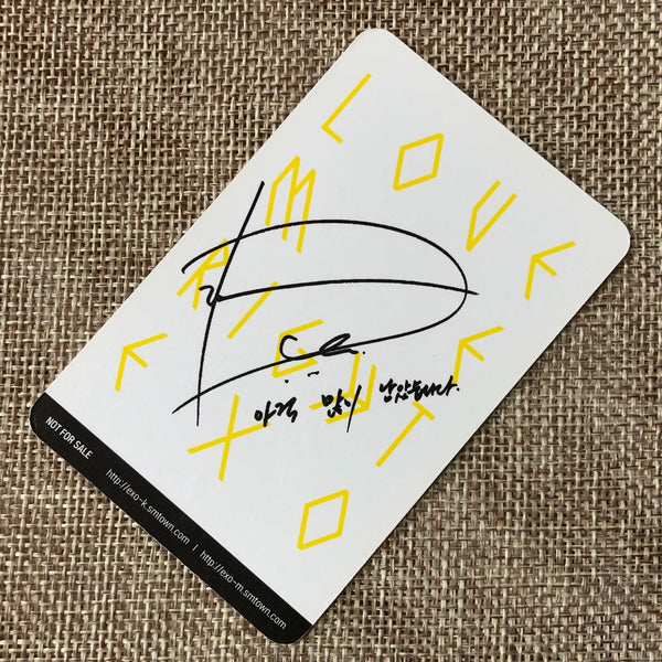 EXO D.O. [ Love Me Right ] Official Photocard, 2nd Repackage Album / New / Gift