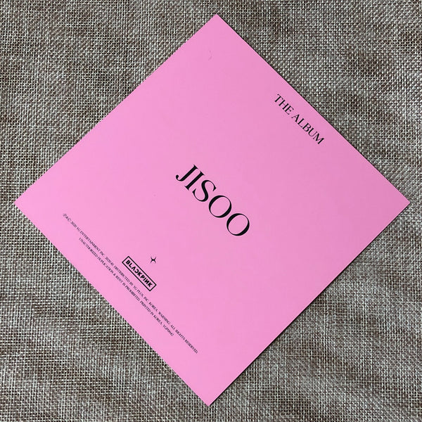 BLACKPINK JISOO [ THE ALBUM ] Official Postcard, Ver. 3 / New / Gift