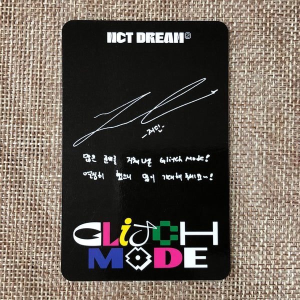 NCT DREAM JAEMIN [ GLITCH MODE ] Official Photocard, Digipack / New / Gift