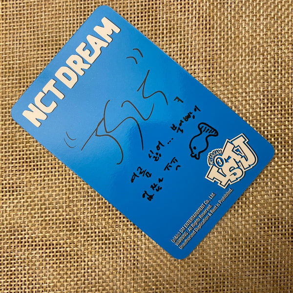NCT DREAM JISUNG [ISTJ] Official Photocard, Photobook Extrovert Ver. / Gift