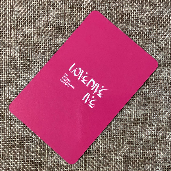 IVE GAEUL [ LOVE DIVE ] Official Photocard, VER. 3 / New / Gift