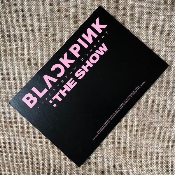 BLACKPINK GROUP [ THE SHOW DVD ] Official Postcard Photo / New / Gift