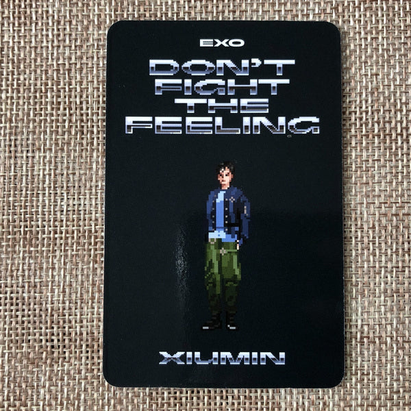 EXO XIUMIN [Don't Fight the Feeling] Official ID Photocard, Expansion / Gift
