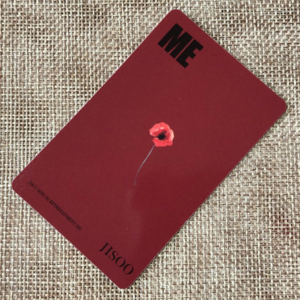 BLACKPINK JISOO [ ME ] Official Photocard, Solo 1st Single Tag Ver / New / Gift