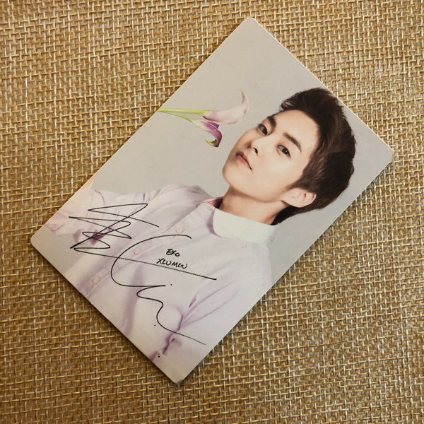 EXO XIUMIN [ Nature Republic ] Official Limited Photocard / New / Gift