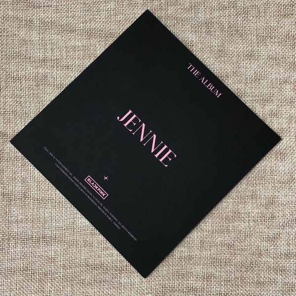 BLACKPINK JENNIE [ THE ALBUM ] Official Postcard, Ver. 1 / New / Gift