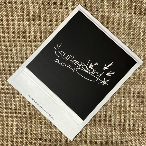 BLACKPINK JISOO [ 2021 SUMMER DIARY ] Official Polaroid Photocard / New / Gift