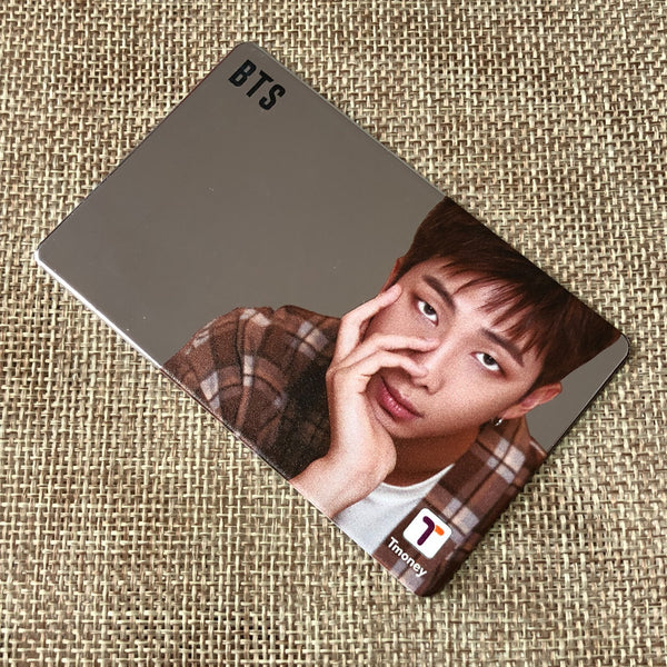 BTS RM [ 2021 CU T-Money ] Official Mirror Transparent Photocard / New / Gift