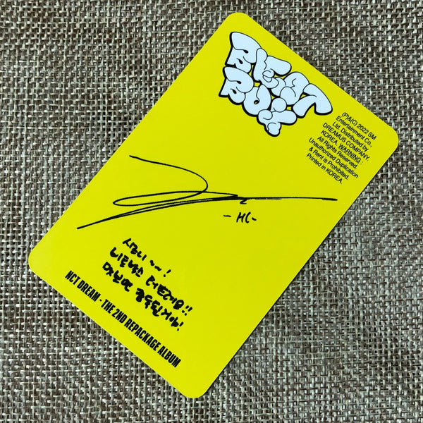 NCT DREAM HAECHAN [ BEATBOX ] Official Photocard, New School Ver / New / Gift