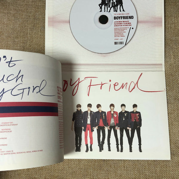 BOYFRIEND [ Don't Touch My Girl ] Official 2nd Single Album / No Photocard