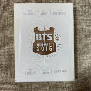 BTS [ Memories of 2015 ] Official DVD All / EN, CH, KR + Photobook / Used /GFT